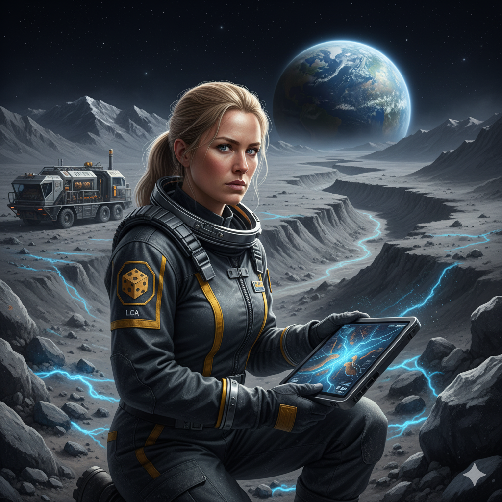 Dr. Hadley Rille, Director of Extraterrestrial Dairy Operations