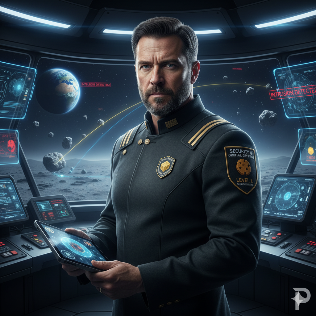 Major Miles Perigee, Director of Security